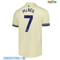 Camisa de time de futebol Everton Dwight McNeil #7 Replicas 2º Equipamento 2025-26 Manga Curta